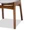 Baxton Studio Katya Mid-Century Modern Grey Fabric and Walnut Brown Finished Wood 2-Piece Dining Chair Set 183-11635-Zoro - alternate 6